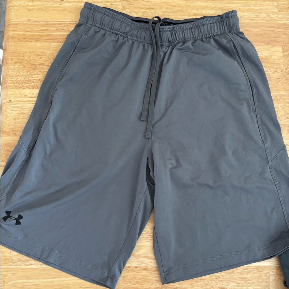 Under Armour Men's Charcoal Athletic Shorts